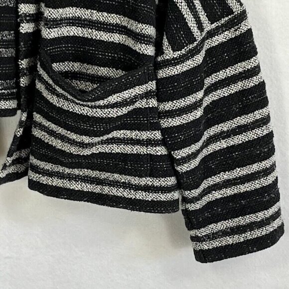 Madewell Striped Open Front Cardigan Oversized School Grandma Comfy Slouchy M/L - Picture 5 of 8
